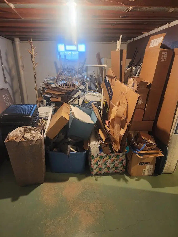 Roll-off dumpster container at job site for Yard Waste Dumpster Rental in North Augusta